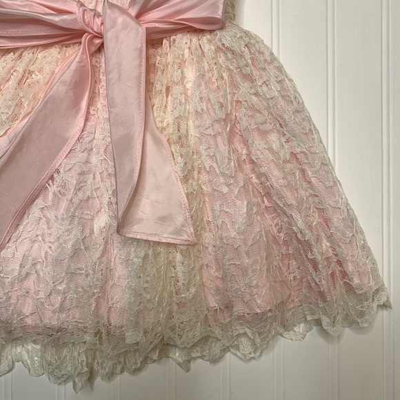 Helena Girls 18 Month Pink & Ivory Dress - Picture 9 of 13